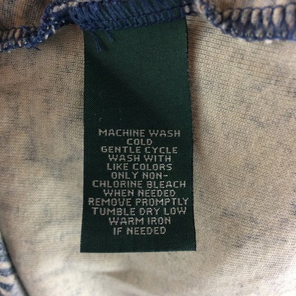 Ralph Lauren Blue Patchwork Fit & Flare Dress Sz S - Picture 6 of 7